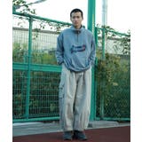 HOOK  original  アメカジパッチ刺繍デニム風ウォッシュハーフジップ | HOOK | 詳細画像18 