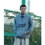 HOOK  original  アメカジパッチ刺繍デニム風ウォッシュハーフジップ | HOOK | 詳細画像20 