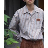 ベージュ | HOOK -original- 古着風レトロ調テーラードカラーデザインシャツ | HOOK