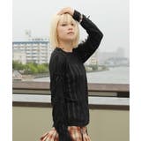 【HOOK】for girls 袖リボンライン透かしカットソー | HOOK | 詳細画像11
