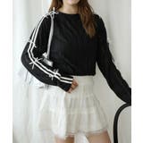 【HOOK】for girls 袖リボンライン透かしカットソー | HOOK | 詳細画像30