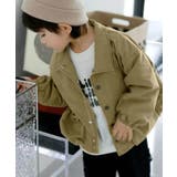 ベージュ | 【aimoha KIDS】コットンカジュアルジャケット | aimoha kids