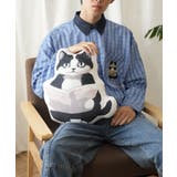 HOOK original ニャンコ刺繍チェック柄デニム襟長袖オーバーシャツ | HOOK | 詳細画像16