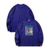 ネイビー | HOOK -original- にゃんにゃんマフィアプリントロンTEE | HOOK