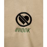 HOOK original 刺繍ワッペンネコイラストバックプリントスウェット | HOOK | 詳細画像9