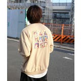 HOOK original 刺繍ワッペンネコイラストバックプリントスウェット | HOOK | 詳細画像18