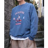 ネイビー | HOOK -original- DOG刺繍スウェット | HOOK