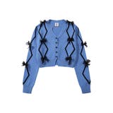 【HOOK】for girls リボン付きカーディガン ショート丈 | HOOK | 詳細画像3 