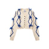 【HOOK】for girls リボン付きカーディガン ショート丈 | HOOK | 詳細画像5 