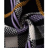 【HOOK】for girls ハートワッペンチェック柄ニットベスト | HOOK | 詳細画像7