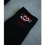 HOOK -original- メルティハート刺繍リブハイソックス | HOOK | 詳細画像22