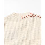 ワッフル編み手縫いステッチバラ刺繍ニット風スウェット ストリート系 オラオラ系 | HOOK | 詳細画像64