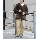【HOOK】2WAYリバーシブルノーカラーボアジャケット【AW】 | aimoha  | 詳細画像12 