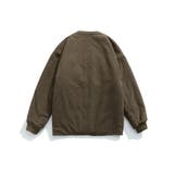 【HOOK】2WAYリバーシブルノーカラーボアジャケット【AW】 | aimoha  | 詳細画像33 