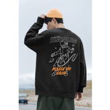 スウェット風 ニット メンズ | HOOK | 詳細画像1