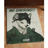 ベージュ | HOOK -original- 猫とアート プリントラグ | HOOK
