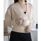 ベージュ | 【BANICO】韓国風クロストップス | aimoha