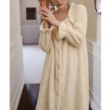 ベージュ | もこもこ温かルームウェアワンピース Jasmine Grandiflorum | aimoha