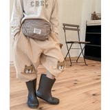 【aimoha-KIDS-】韓国子供服 可愛い猫ワッペンプリント裾絞りパンツ  | aimoha kids | 詳細画像5 