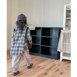 【aimoha-KIDS-】韓国子供服 可愛い猫ワッペンプリント裾絞りパンツ  | aimoha kids | 詳細画像9 