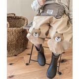 【aimoha-KIDS-】韓国子供服 可愛い猫ワッペンプリント裾絞りパンツ  | aimoha kids | 詳細画像1 