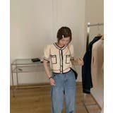 アウトリンキングカーディガン 韓国ファッション レディース | aimoha  | 詳細画像6 