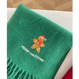 クリスマスワンポイント刺繍マフラー【AW】 | aimoha | 詳細画像8
