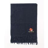 クリスマスワンポイント刺繍マフラー【AW】 | aimoha | 詳細画像1