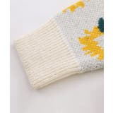 サガラ刺繍風ひまわり総柄ニット ストリート系 オラオラ系 | HOOK | 詳細画像6 