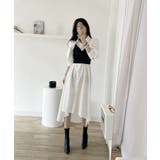 リボンビスチェ付きロングシャツワンピース 夏服 ロングワンピース | aimoha  | 詳細画像7 