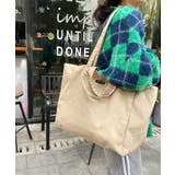 ベージュ | リバーシブル2WAYキャンパストートバッグ キャンバス 大きめ | aimoha