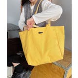 イエロー | リバーシブル2WAYキャンパストートバッグ キャンバス 大きめ | aimoha