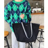 ブラック | リバーシブル2WAYキャンパストートバッグ キャンバス 大きめ | aimoha