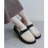 オフホワイト | 【shoes365】厚底スリッパ風レザーシューズ | aimoha