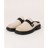 【shoes365】厚底スリッパ風レザーシューズ | aimoha | 詳細画像1