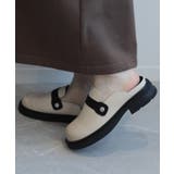 【shoes365】厚底スリッパ風レザーシューズ | aimoha | 詳細画像6