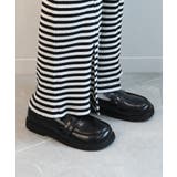 ブラック | 【shoes365】柔らか軽量学生風ローファー | aimoha