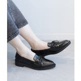 【shoes365】ポインテッド トゥ厚底キルトローファー パンプス | aimoha  | 詳細画像9 