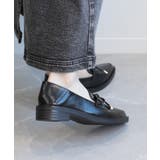 【shoes365】ポインテッド トゥ厚底キルトローファー パンプス | aimoha  | 詳細画像6 