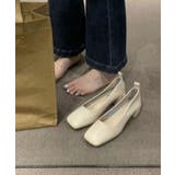 【shoes365】スクエアトゥミドルヒールソフトソールパンプス | aimoha | 詳細画像9