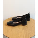 【shoes365】スクエアトゥミドルヒールソフトソールパンプス | aimoha | 詳細画像3