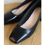 【shoes365】スクエアトゥミドルヒールソフトソールパンプス | aimoha | 詳細画像5