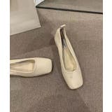 【shoes365】スクエアトゥミドルヒールソフトソールパンプス | aimoha | 詳細画像6