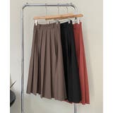 ハイウエストプリーツスカート 韓国ファッション ロングスカート | aimoha | 詳細画像7