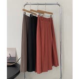 ハイウエストプリーツスカート 韓国ファッション ロングスカート | aimoha | 詳細画像8