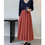 ハイウエストプリーツスカート 韓国ファッション ロングスカート | aimoha | 詳細画像10