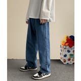 ストレートワイドデニム メンズ おしゃれ | aimoha men | 詳細画像3 