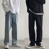 ストレートワイドデニム メンズ おしゃれ | aimoha men | 詳細画像1 