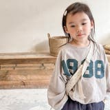 aimoha KIDS アメカジ前プリントログTEE | aimoha | 詳細画像1