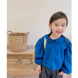 aimoha KIDS ドット柄パフスリーブ姫ブラウス | aimoha kids | 詳細画像5